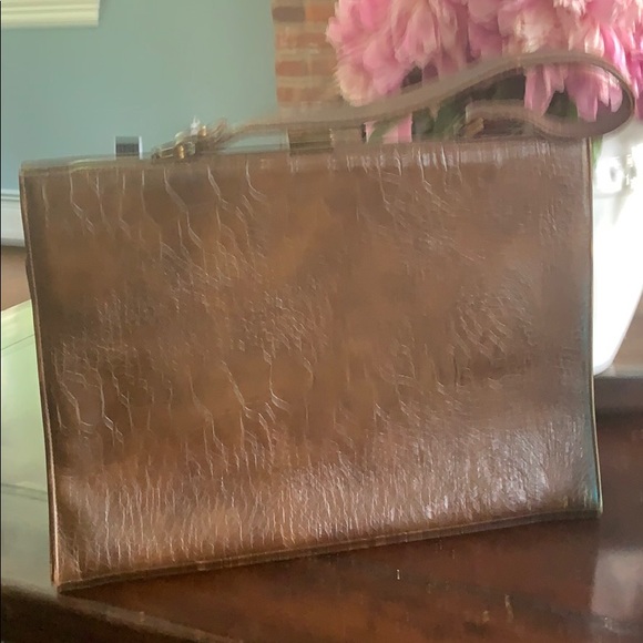 Vintage leather handbag - Picture 2 of 3